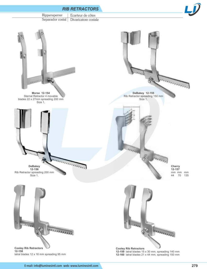 Thoracic Corpectomy Instruments Cardiovascular & Thoracic Instruments – Welcome to Lumines Instruments