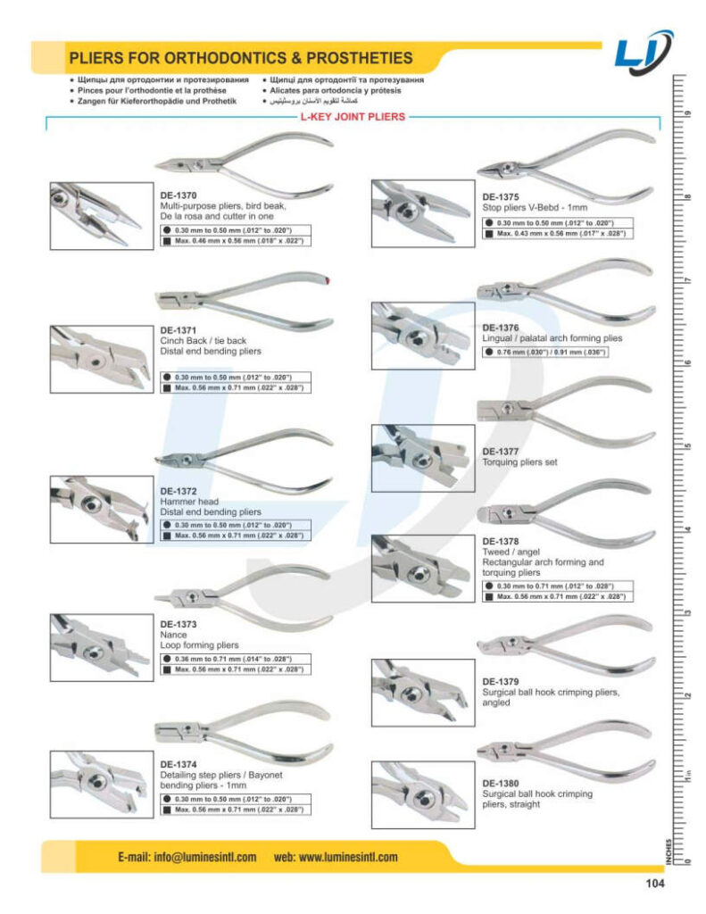 Orthodontic Instruments Label Orthodontic Instruments – Welcome to Lumines Instruments