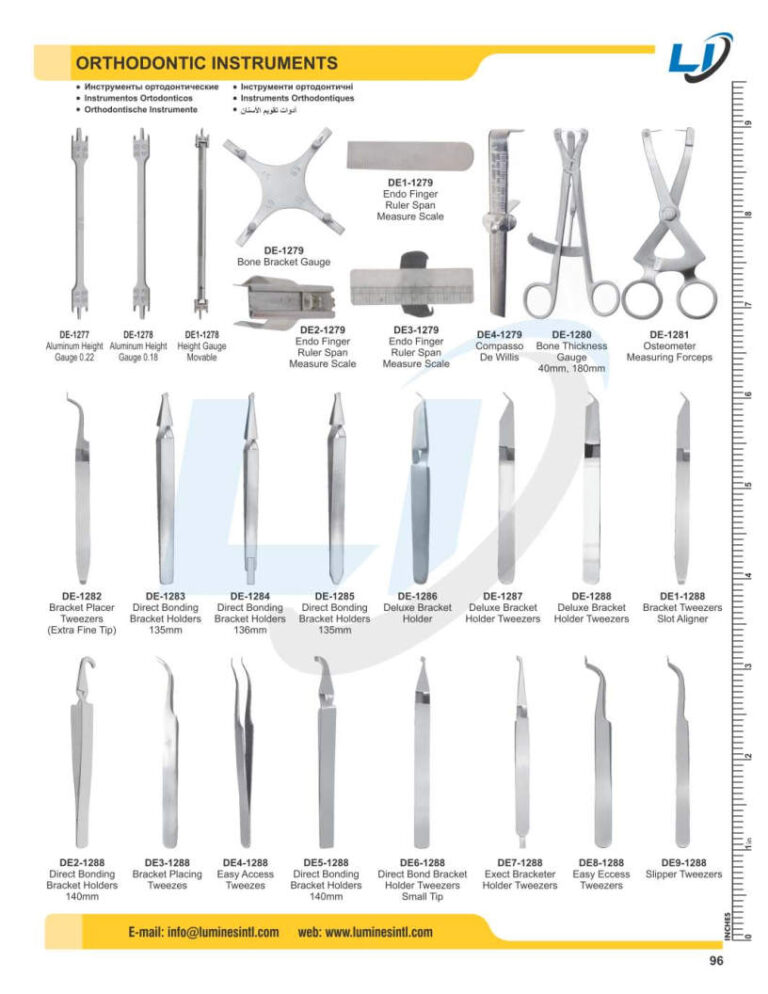 Orthodontic Instruments Label Orthodontic Instruments – Welcome to Lumines Instruments
